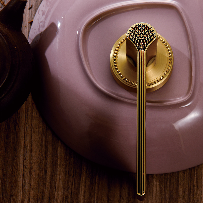 全铜卧室实木分体门锁