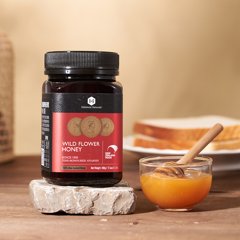 荷塔威野地花蜂蜜500g多花蜂蜜新西兰原装进口百花蜜喜蜜送礼