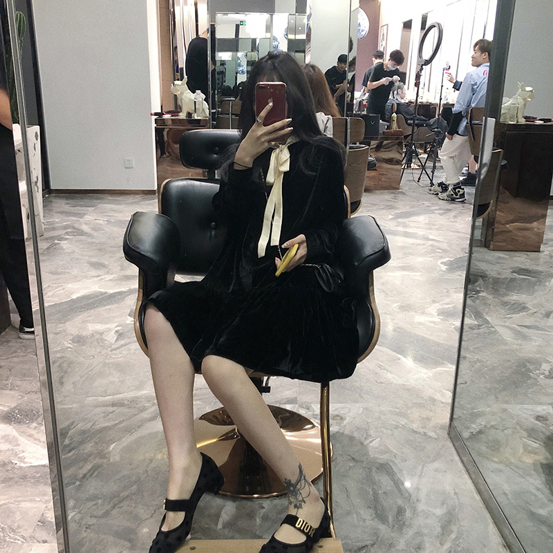 Yamamoto's first love for French girl Platycodon grandiflorum retro temperament large French minority doll dress Ziqiu