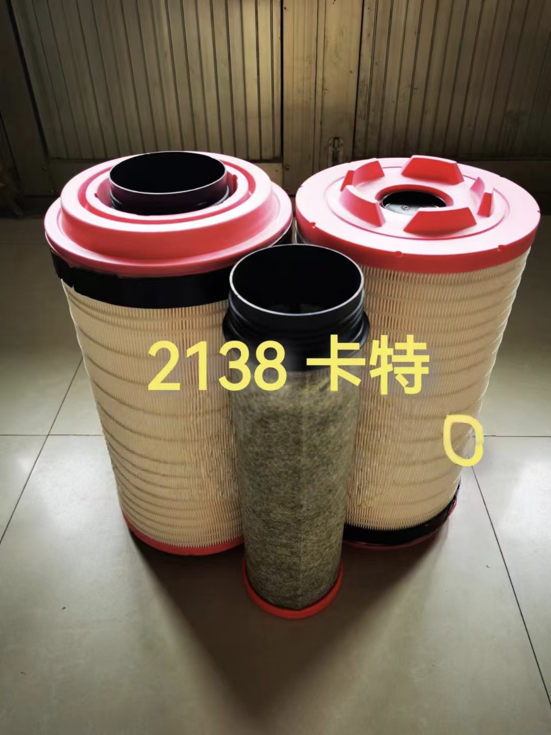 K2138空气滤芯适配新款卡特320D2/323D2L/324D空滤工程车空气格滤