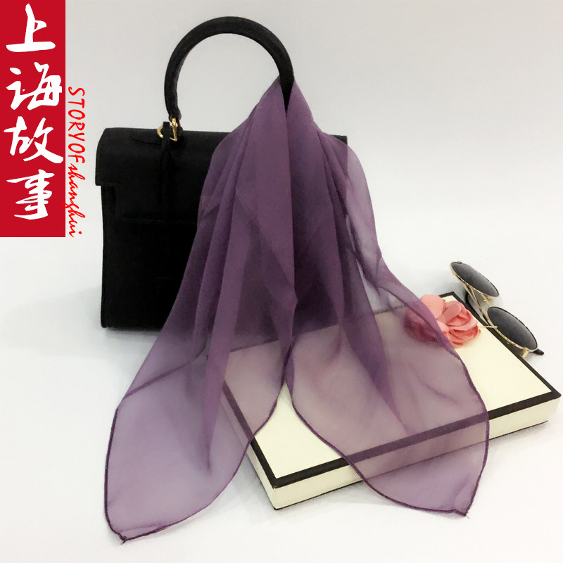 上海故事真丝纯色丝巾女小方巾护颈妈妈围脖纱巾100%桑蚕丝围巾,服饰配件/皮带/帽子/围巾,围巾/丝巾/披肩,淘宝优惠券,粉丝福利购,淘宝优惠卷