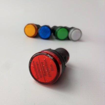 港博红绿黄兰白电源指示灯 AD16-22D/S LED信号灯22DS24V220V380V