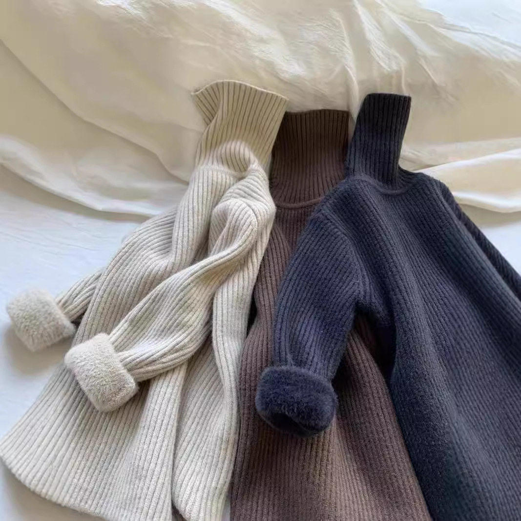 童装加厚毛衣男女童新款一体绒毛线衣加绒高领打底衫冬季修身长袖,童装/婴儿装/亲子装,毛衣/针织衫,淘宝优惠券,粉丝福利购,淘宝优惠卷