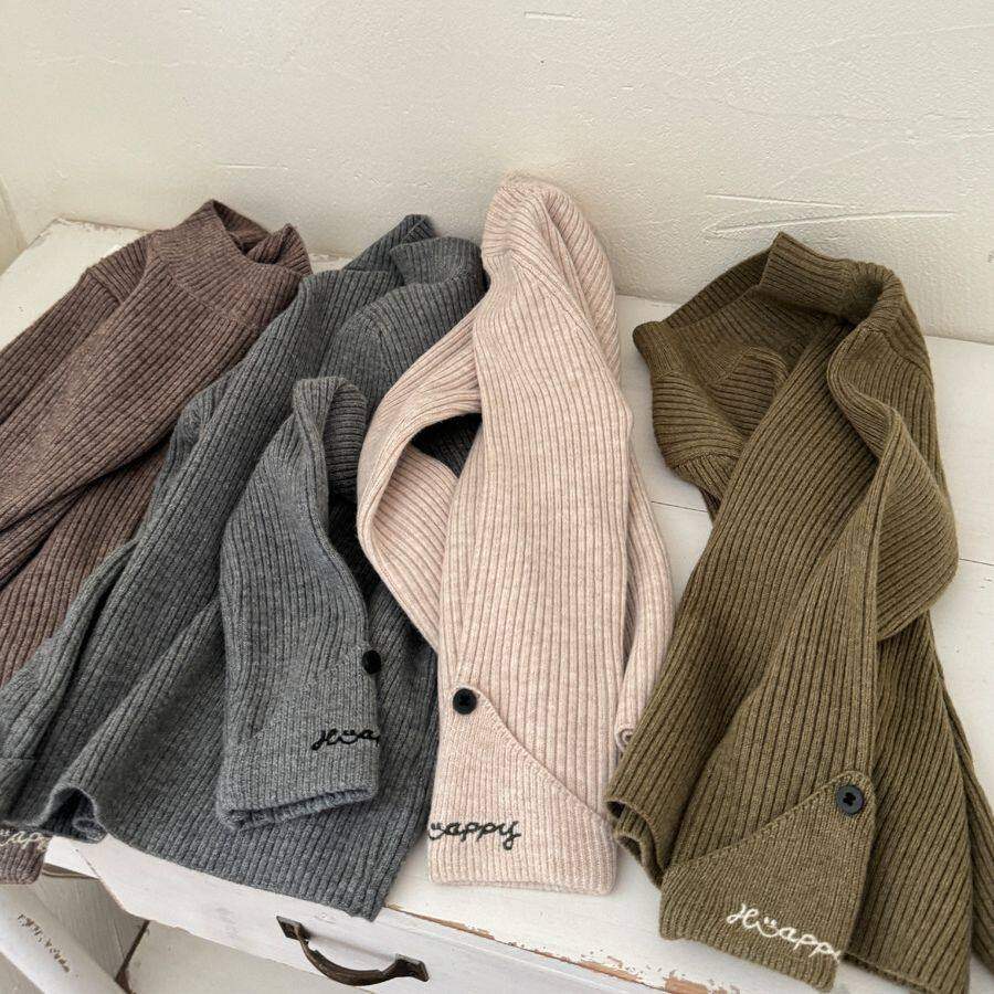 男女童打底衫秋冬2026新款半高领内搭修身针织秋装儿童毛衣女纯色