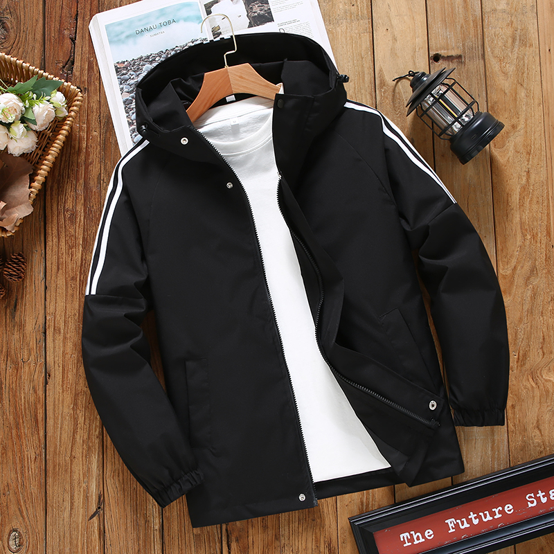 春秋男士外套防风防水冲锋衣夹克