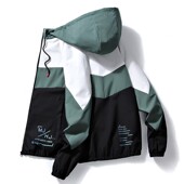 外套潮流韩版 学生工装 夹克休闲宽松薄款 春秋男士 连帽男装 上衣褂子