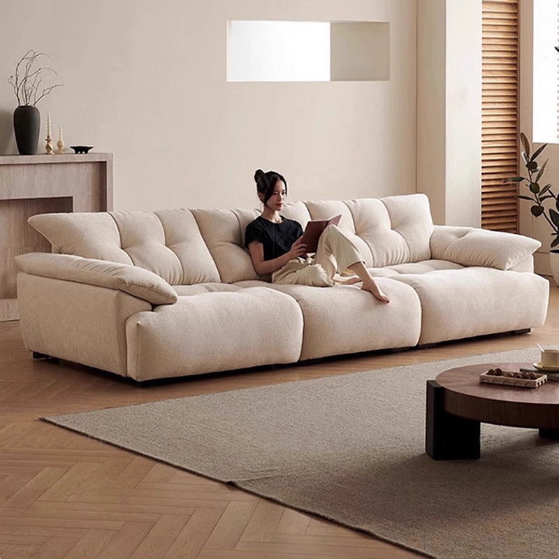 拉芙菲/LFF雪尼尔花苞布艺沙发