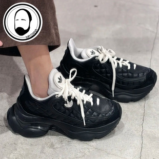 Adidas三叶草26年春OZVENUZ 复古小香风运动老爹鞋HQ2643 KJ3972