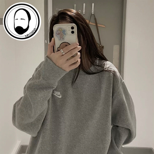 Nike耐克卫衣男秋冬新款长袖圆领T恤运动休闲套头衫女BV2667