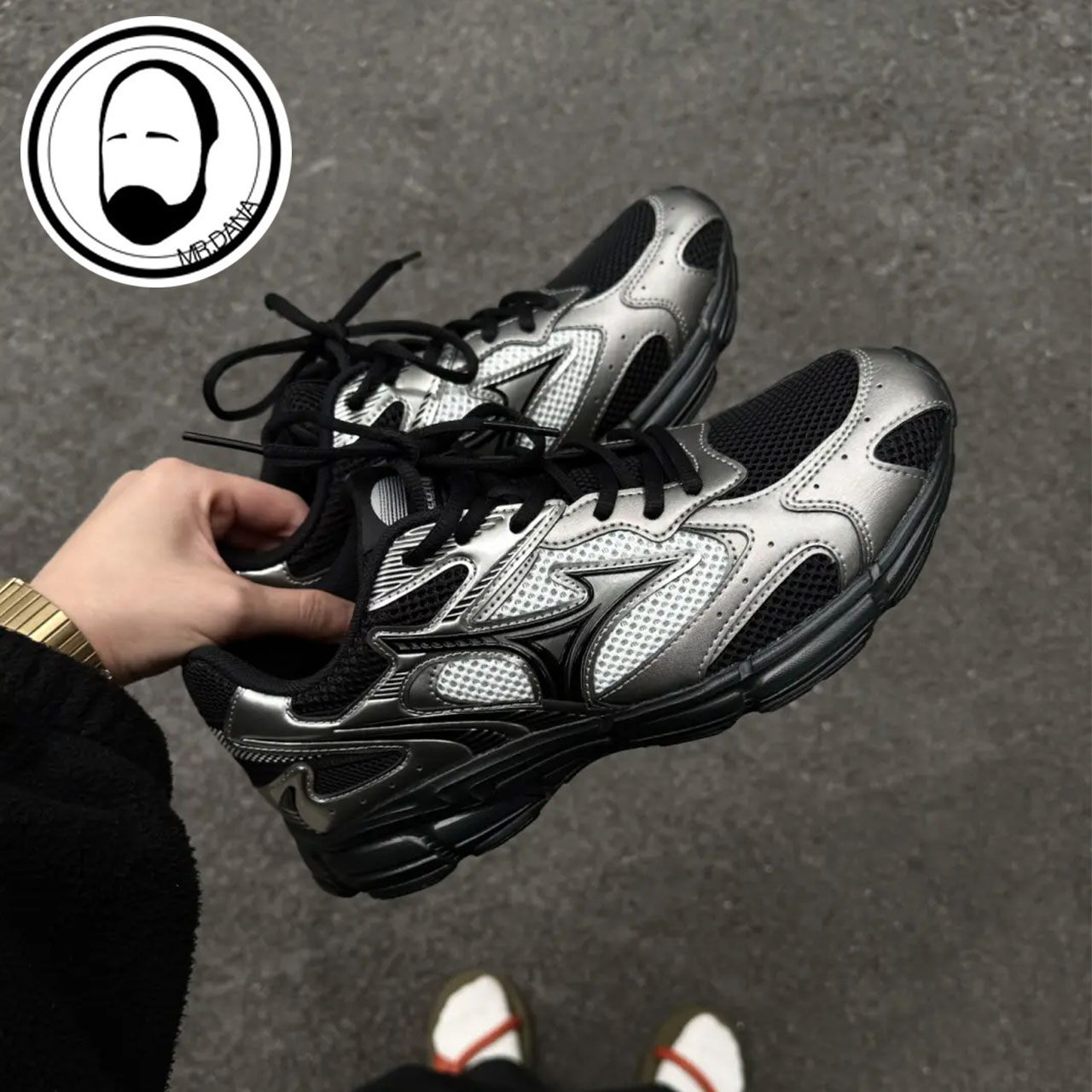 MIZUNO美津浓SPEED 2K千禧 黑马 网面透气休闲复古运动鞋D1GH2529