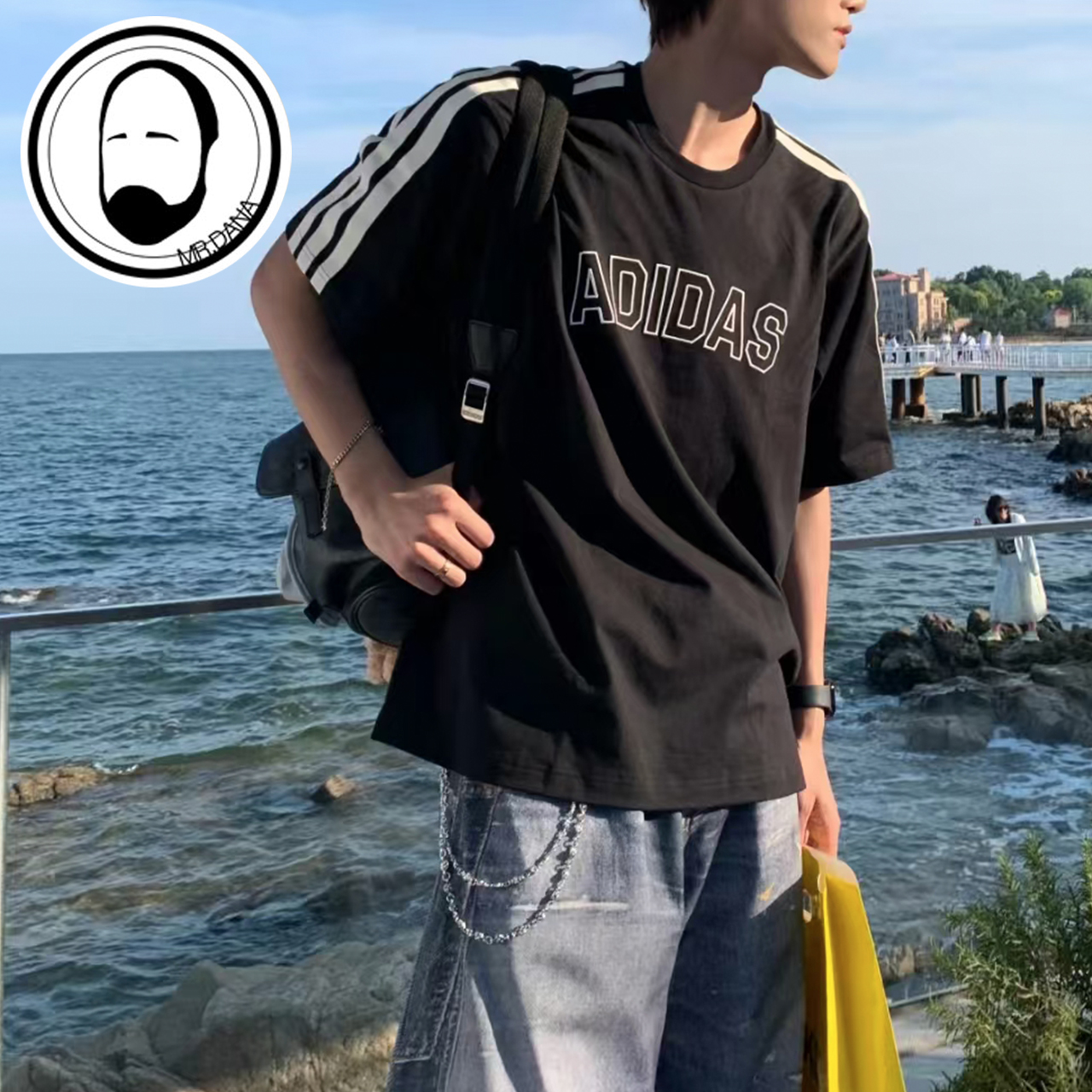 Adidas阿迪达斯MODERN男子休闲短袖运动T恤KC2838 KC2837 KB9135