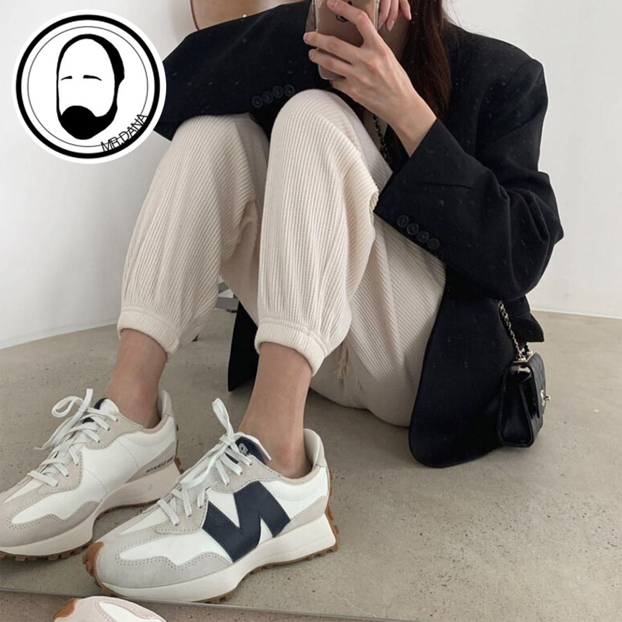 New Balance NB327系列女厚底复古透气运动休闲鞋老爹鞋WS327KA