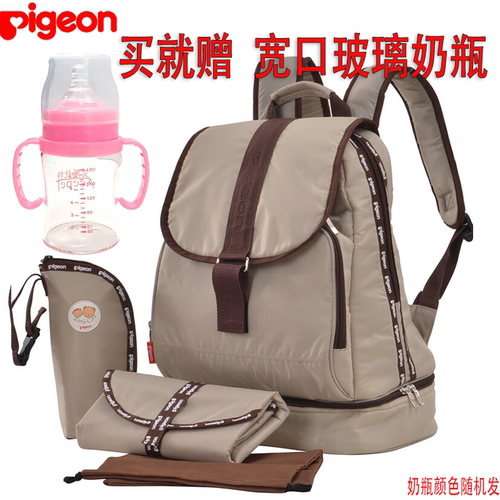大容量可斜跨防水妈妈双肩背包