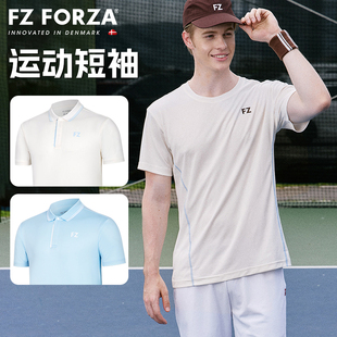 FZFORZA羽毛球匹克球服吸湿排汗运动针织短袖T恤FZ_T-50100PCB