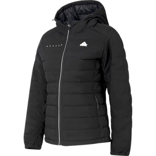 匹克羽绒服女短款连帽轻薄运动休闲外套女士上衣冬季保暖修身女装