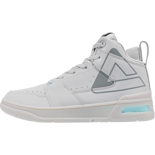 匹克态极910板鞋男鞋高帮大三角篮球运动鞋男冬季复古潮流休闲鞋