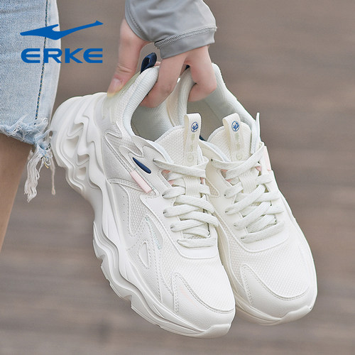 鸿星尔克厚底女老爹鞋休闲运动鞋