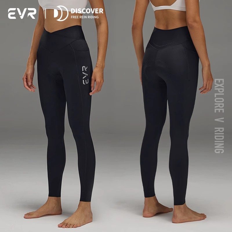 EVR-秋冬双箭头骑行裤加绒保暖女