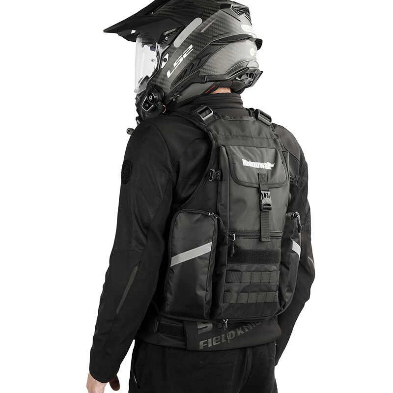 Rhinowalk 犀牛 骑士马甲摩托车越野泥巴佬户外运动战术马甲背包