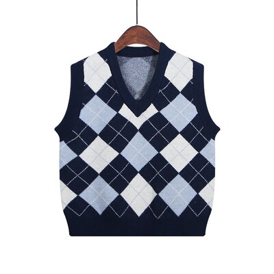 针织马甲背心女士秋冬