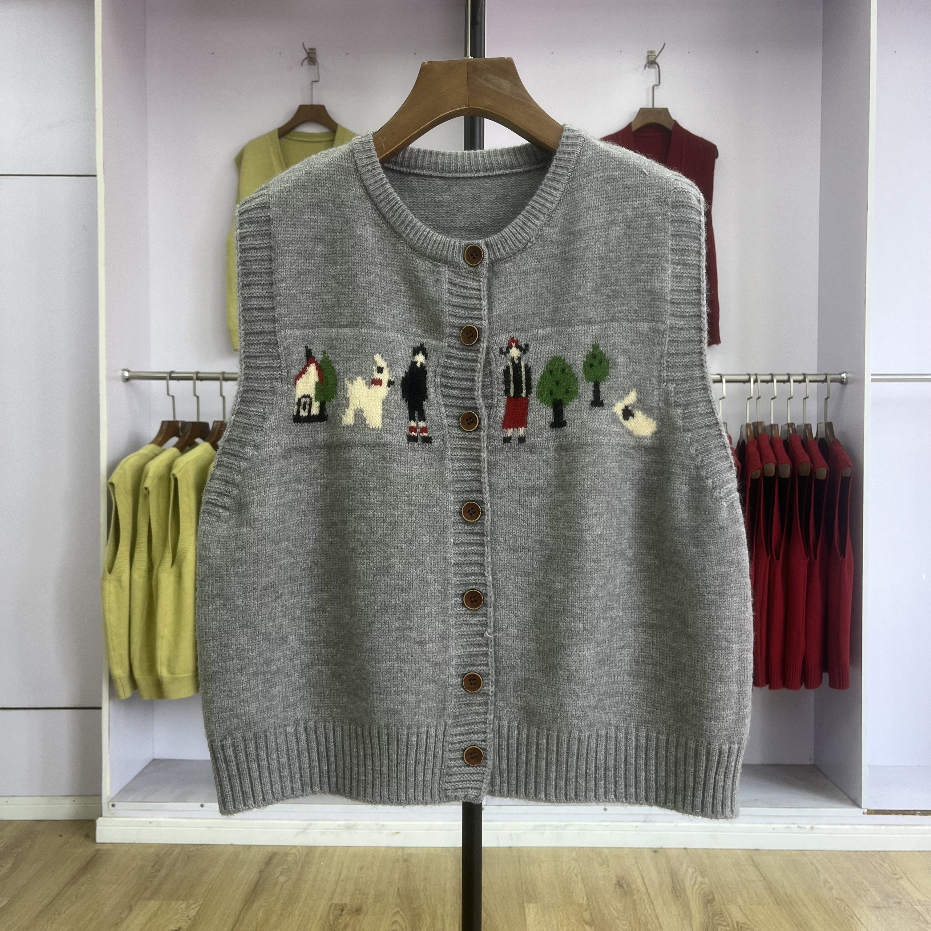 清仓【851号-900号】针织马甲背心女士2025秋冬新款韩版叠穿马夹