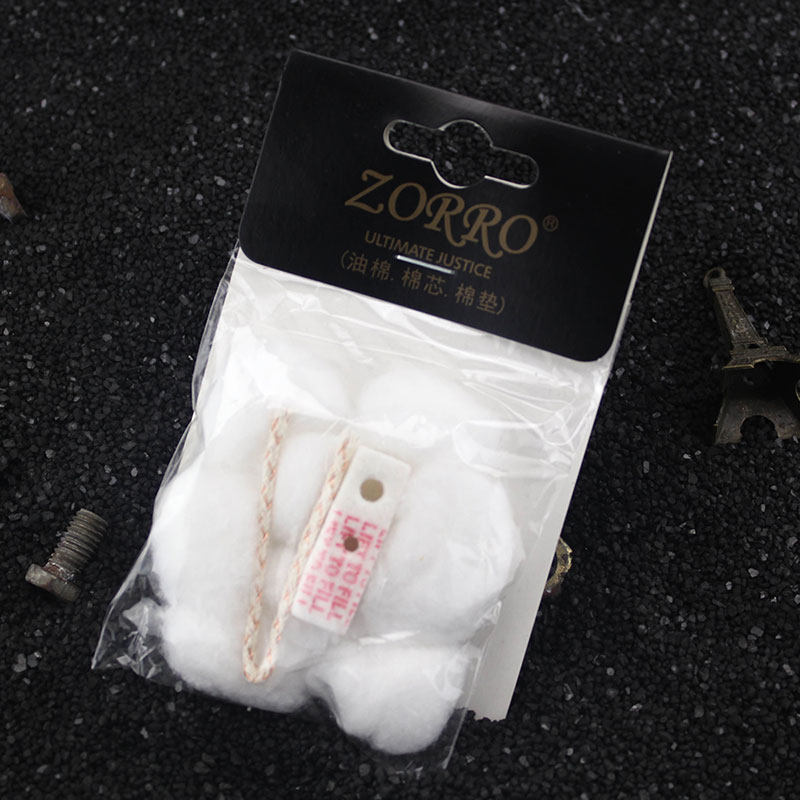 佐罗ZORRO煤油打火机内胆弹簧省油棉垫zppo棉花火石棉芯配件耗材