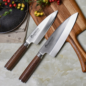 日式 宰鱼刀出刃刺身鱼头刀单边开刃德国5铬钼钒钢宰鱼加厚料理刀