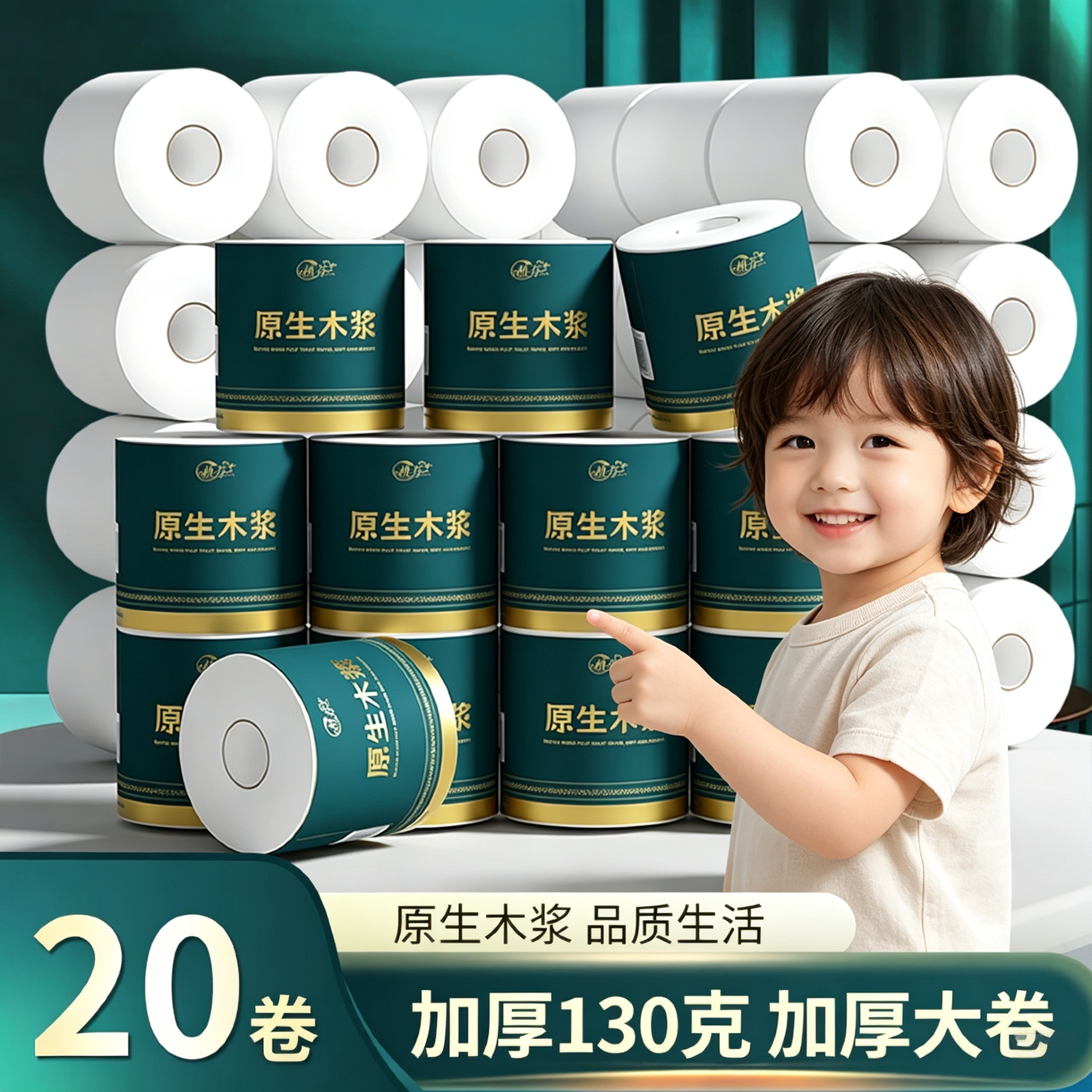 有芯纸巾家用原木浆卫生纸学生宿