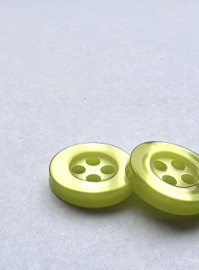 工厂清仓 树脂纽扣 11.5mm 绿色纽扣 衬衫扣子 480g 售完无补