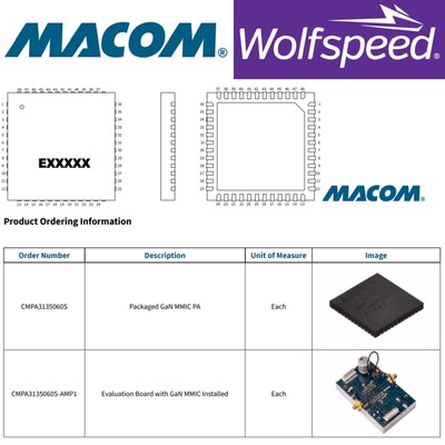 CMPA3135060射频MACOM进口功率管