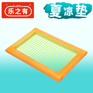 服装 夏季 厂员工坐垫网格透气夏天学生凳子垫子板凳屁股椅子椅垫竹