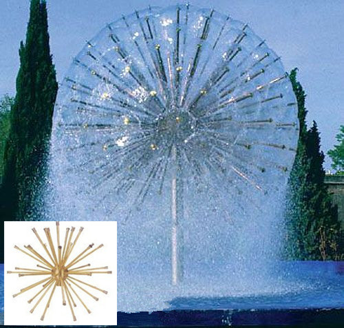 全铜水晶球喷头 蒲公英绣球喷泉喷头 广场水景景观喷头1寸-3寸