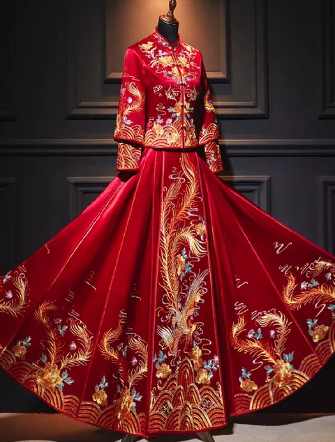 出租赁晚礼服秀禾服新娘订婚结婚敬酒主持年会服装昆明建水元阳
