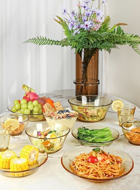 康宁Pyrex百丽Shiny晶耀系列餐具十六16件组A/B套餐礼盒耐热高硼