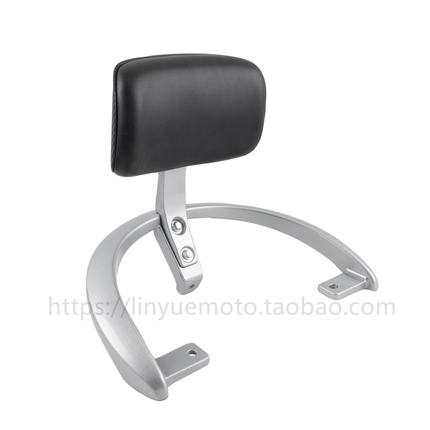 适用雅迪冠能M6s-H电动车尾架M6铝合金靠背架M7加厚尾翼扶手靠垫