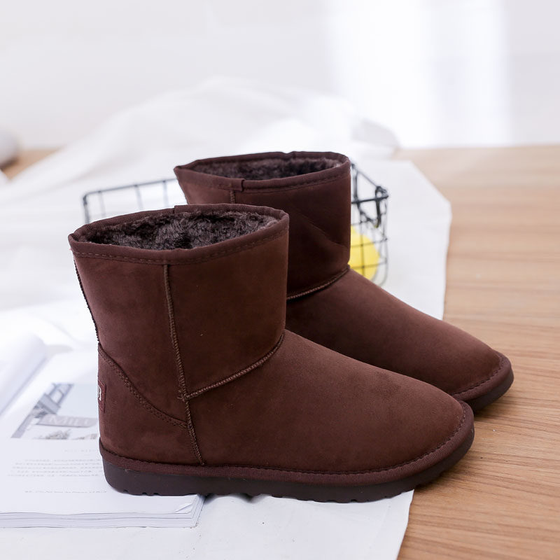 人本雪地靴男冬季加绒保暖加厚大童棉鞋男孩短靴男鞋学生休闲棉靴在类目 流行男鞋, 靴子中 - 来自Buy2taobao.com提供专业的淘宝代购服务