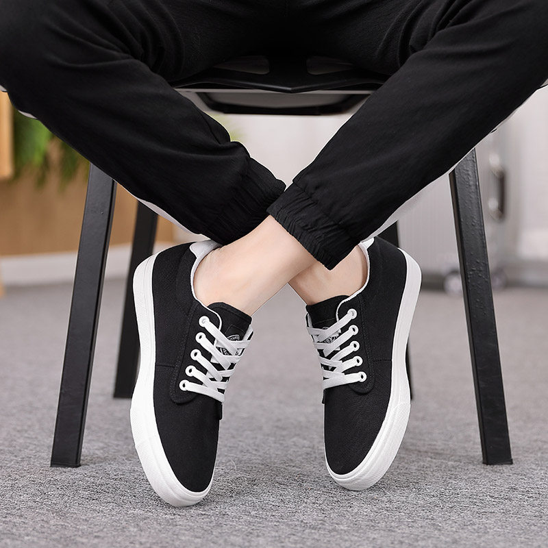人本春秋男士内增高布鞋潮韩版休闲学生小黑鞋青少年情侣鞋板鞋男在类目 流行男鞋, 帆布鞋中 - 来自Buy2taobao.com提供专业的淘宝代购服务