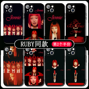 Jennie新专辑ruby手机壳苹果14华为mate60金珍妮iPhone16promax小米15新歌BLACKPINK应援vivo12周边13适用40x