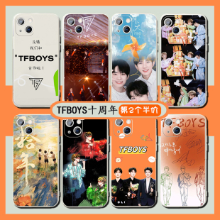 TFBOYS十周年手机壳适用苹果14易烊千玺华为mate40奔赴iPhone13promax十年之约OPPO王源应援vivo小米王俊凯软