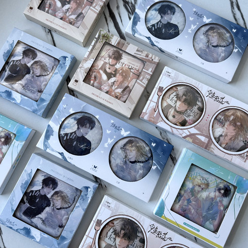 官方正版 人鱼陷落喵呜咕噜徽章 重逢吧唧白楚年兰波谷子官谷周边