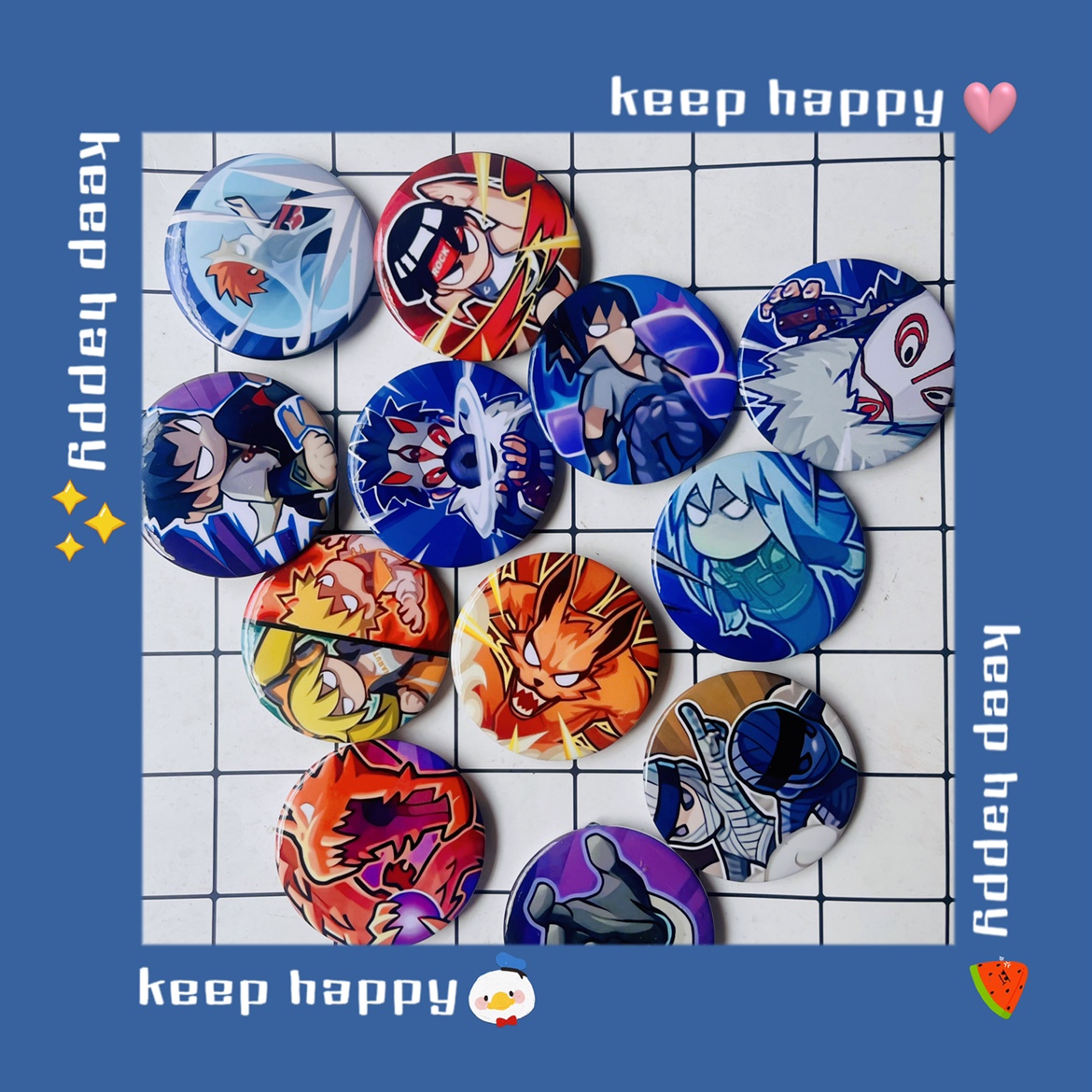 火影忍者卡卡西勋章动漫周边定制