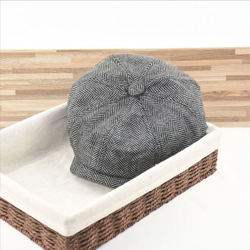 冬天保暖鸭舌帽大头围复古加厚