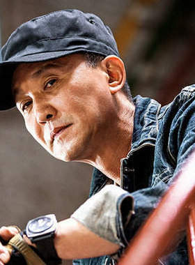 战狼2达康书记同款黑色帽 男士平顶帽 透气男帽硬汉风格帽 潮