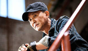 战狼2达康书记同款黑色帽 男士平顶帽 透气男帽硬汉风格帽 潮