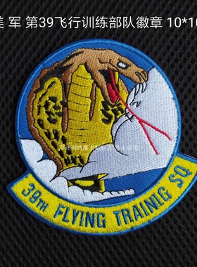 刺绣臂章外军美军第39飞行训练部队徽章