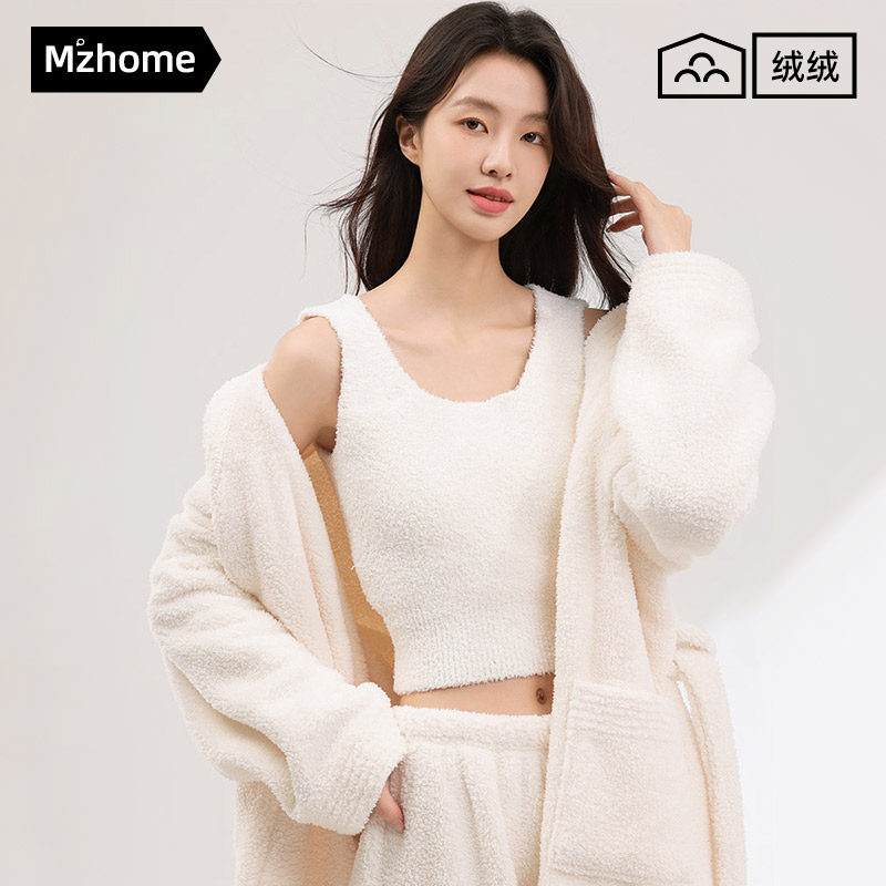 秋冬季新款半边绒背心吊带女士性感春天保暖加厚内衣文胸,女士内衣/男士内衣/家居服,保暖背心,淘宝优惠券,粉丝福利购,淘宝优惠卷