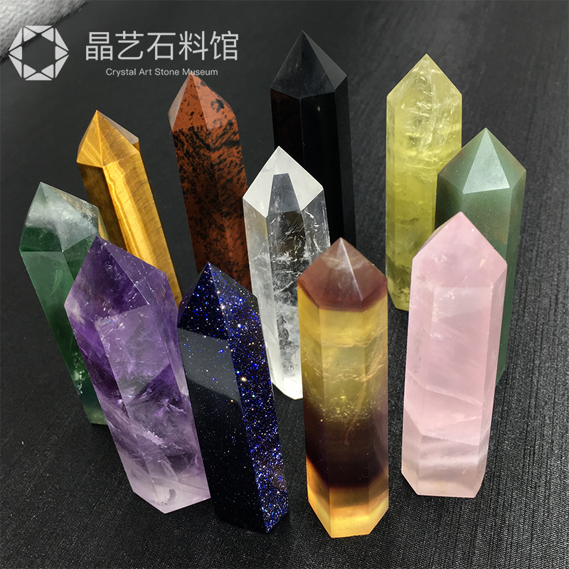 黄水晶柱 图片 价格 多少钱 什么值得买