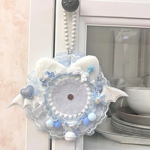 动漫游戏周边吧唧托58mm谷美徽章痛包填充物装饰diy材料包蓝色系