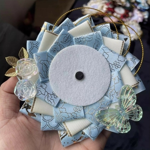 白菜吧唧底托无尾徽章托二次元谷子展示痛包diy装饰物58-75mm适用