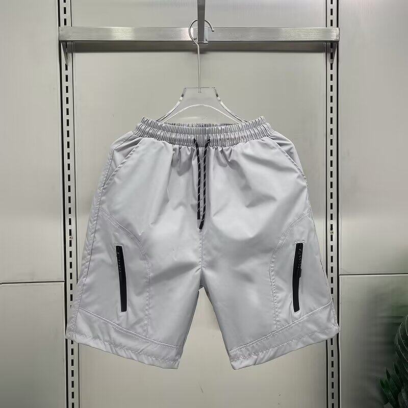五分裤男夏季流行多口袋运动休闲短裤潮流帅气百搭直筒宽松工装裤